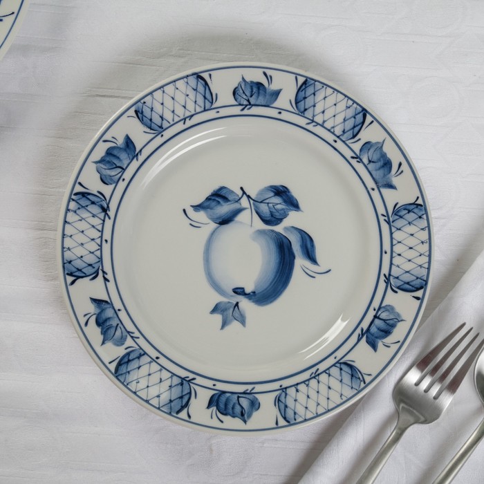 Сервиз столовый 24 предмета "Гжельские мотивы"