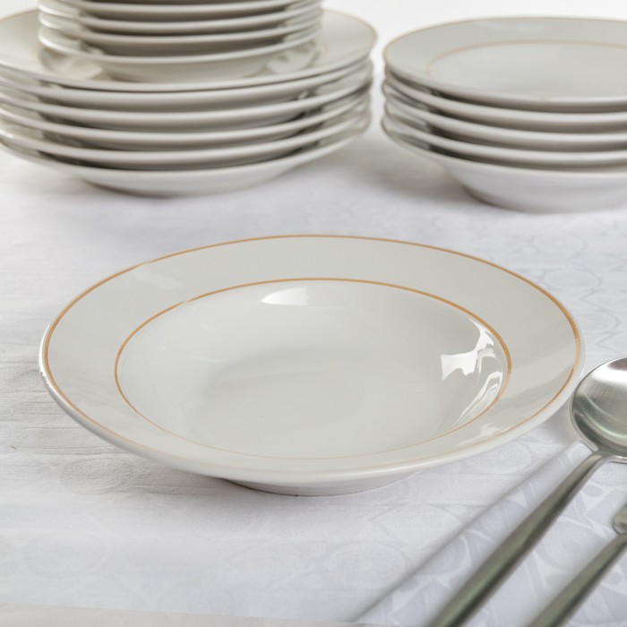 Сервиз столовый 19 предметов "Золотая отводка"