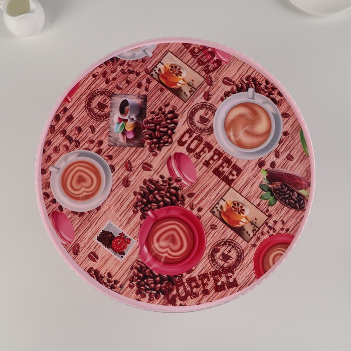 Подставка для кондитерских изделий "Сладости" 32x32x14 см, цвета МИКС