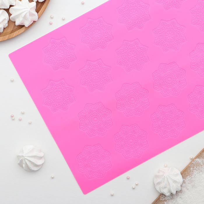 Коврик для айсинга "Цветочки"