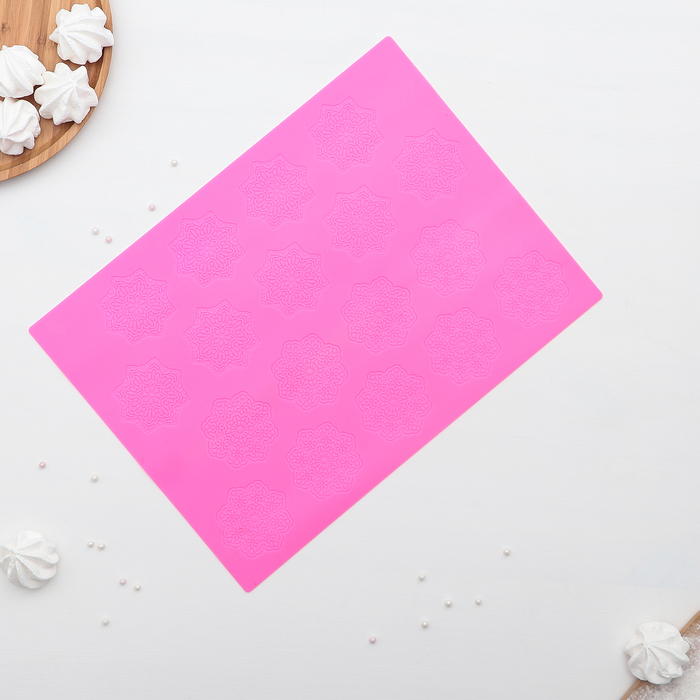 Коврик для айсинга "Цветочки"