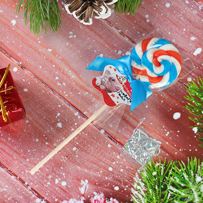 Леденец на палочке "Волшебного Нового года", 15 г