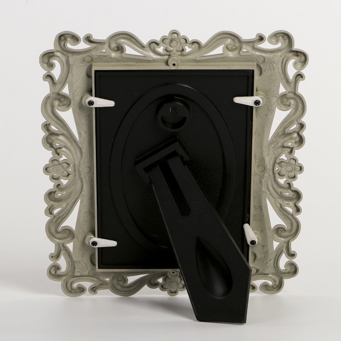 Фоторамка пластик 10х15 см "Розы" матовая стразы МИКС 20х17,2 см