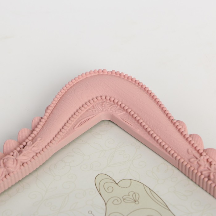 Фоторамка пластик 13х18 см "Розочки" матовая МИКС 22х17 см