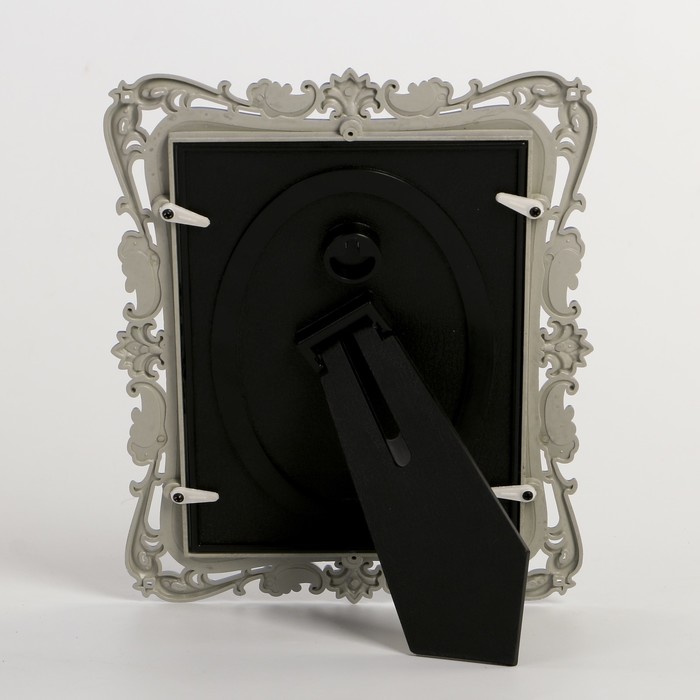 Фоторамка пластик 13х18 см "Цветение" металлик стразы МИКС 23х18 см