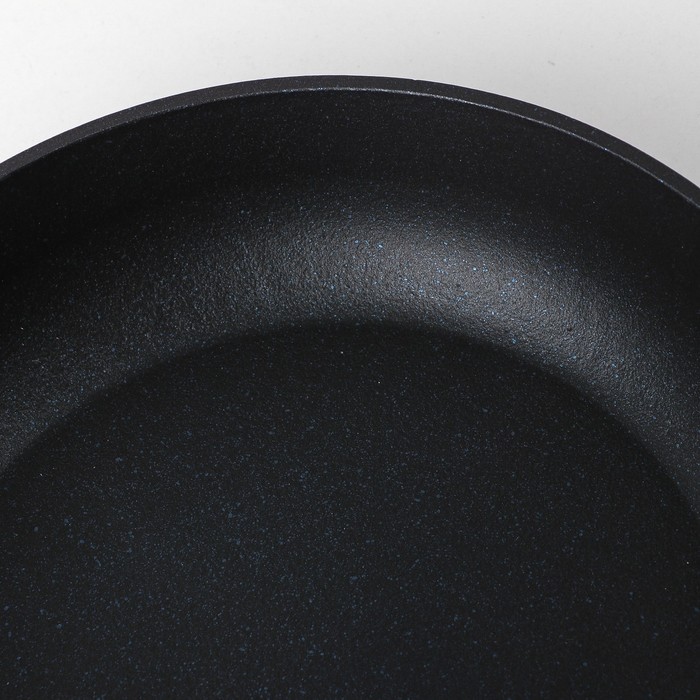 Сковорода 27 см, с антипригарным покрытием, со стеклянной крышкой "Metallic Borderaux"