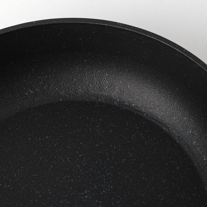 Сковорода 27 см, с антипригарным покрытием, со стеклянной крышкой "Cacao Milk"