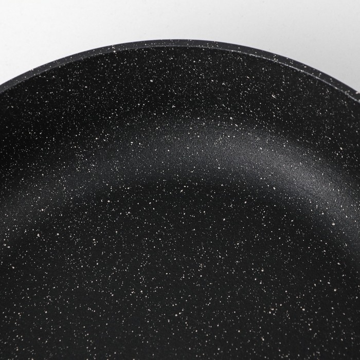 Сковорода 22 см, с антипригарным покрытием, со стеклянной крышкой "Semi-Matte Violet"