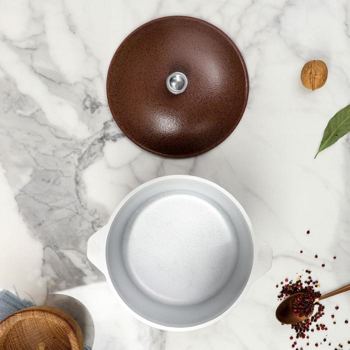 Казан 2 л с наружным декоративным покрытием "Cacao Milk"