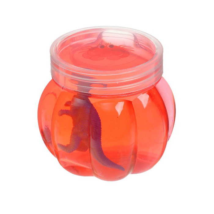 Лизун "Бутылек" твердый внутри динозавры, цвета МИКС