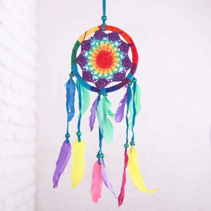 Интерьерный сувенир "Ловец снов" диам.11х42 см