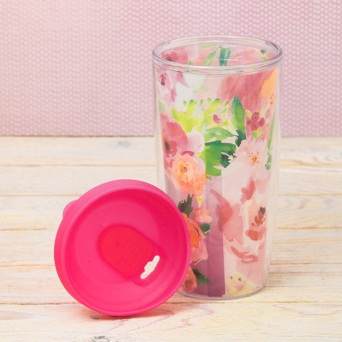 Подарочный набор "Любимая дочка", термостакан 450 мл, мишка