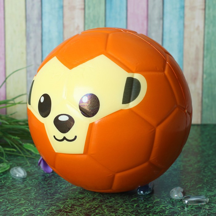 Мяч мягкий "Обезьянка" 15 см