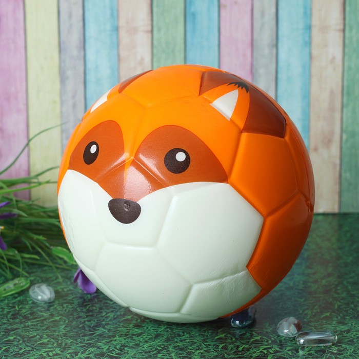 Мяч мягкий "Лиса" 15 см