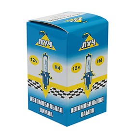 

Лампа автомобильная Луч, H4, 12 В, 100/90 Вт, P43t