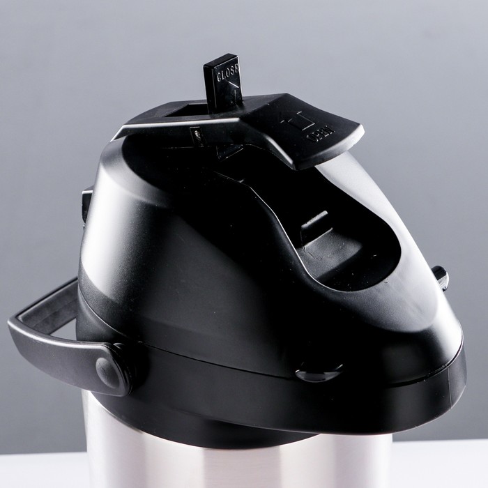 Термос 3500мл, кофейник, с ручкой и выдвижной помпой, 22*18*36см