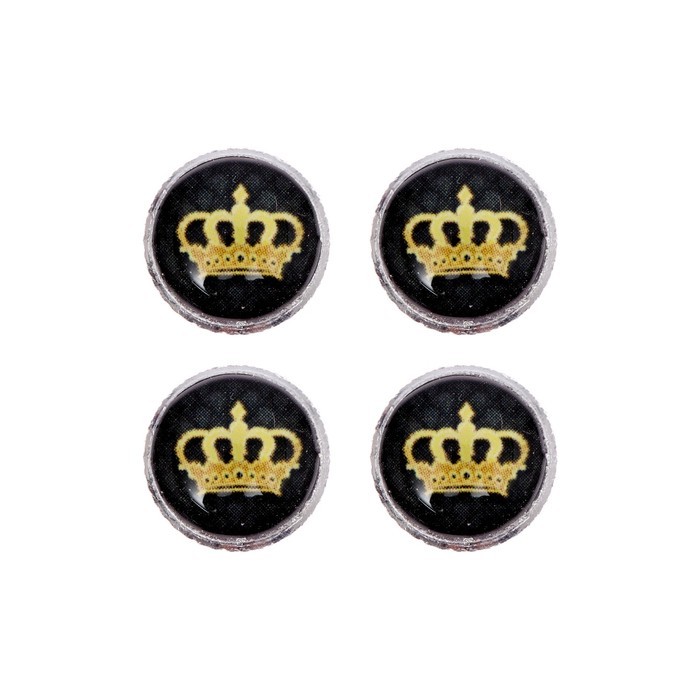 Колпачки для ниппеля "Корона", 4 шт.