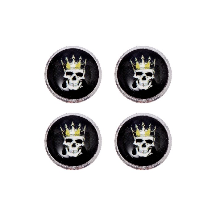 Колпачки для ниппеля "Череп", 4 шт.