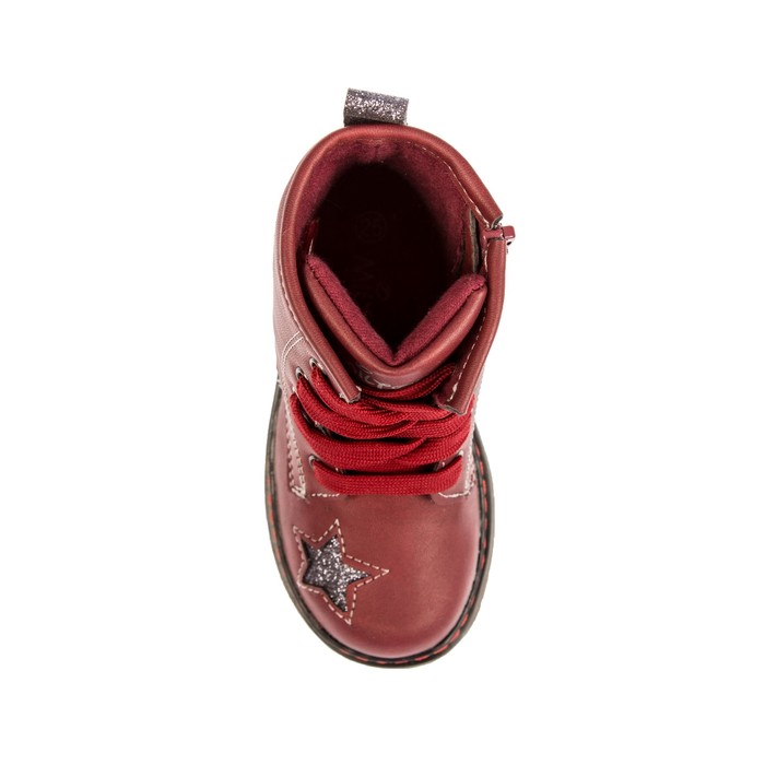 Ботинки детские арт. SС-25045, цвет бордовый, размер 26