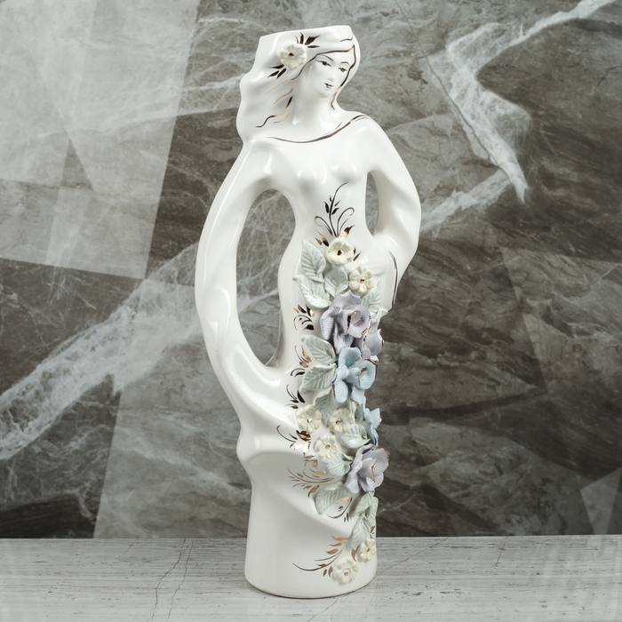 Ваза "Есения", цветная лепка микс