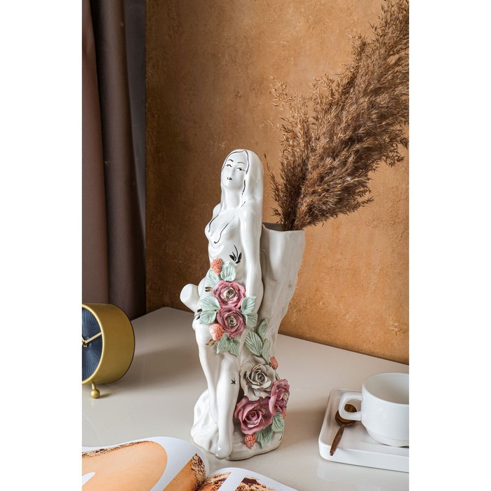 Ваза "Элен", цветная лепка