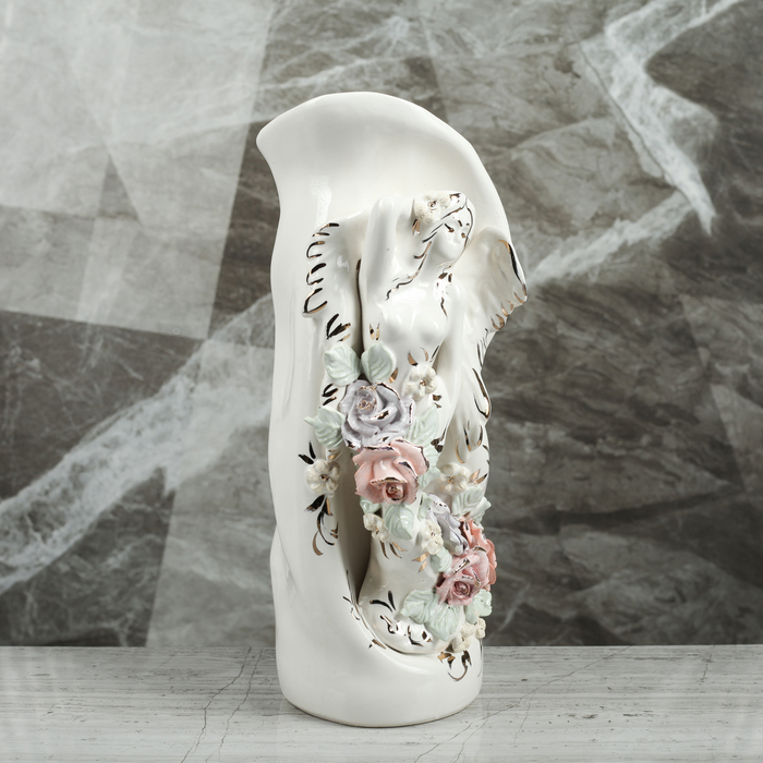 Ваза "Фея", цветная лепка