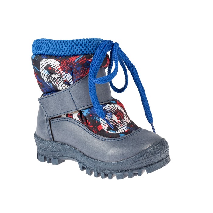 Дутики детские арт .7166 F (синий) (р. 27)