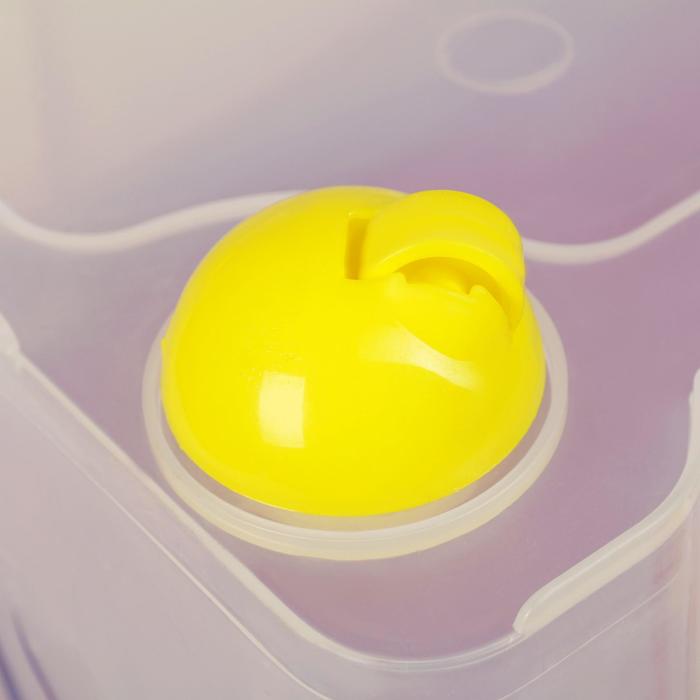 Ящик JUNIOR AQUA на роликах с крышкой 60л