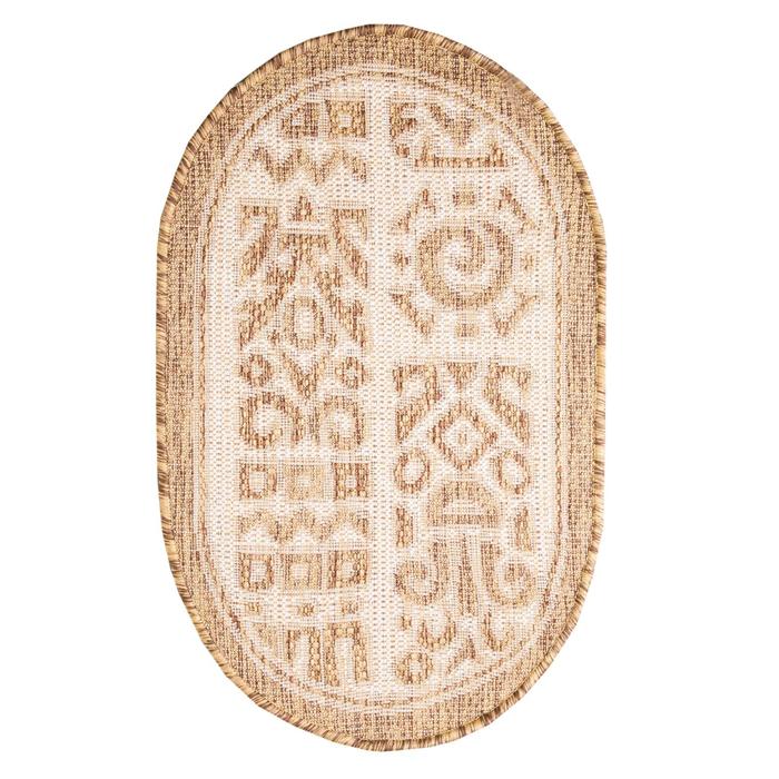 Ковёр Эко овальный, размер  80х150 см 78026/01