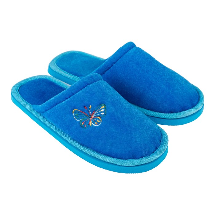 Тапочки женские (арт. А-140-04), цвет голубой, размер 36/37