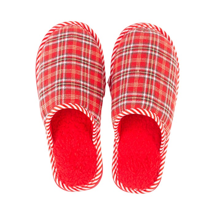 Тапочки женские (арт. А-92-201-08 зак), цвет красный, размер 40/41