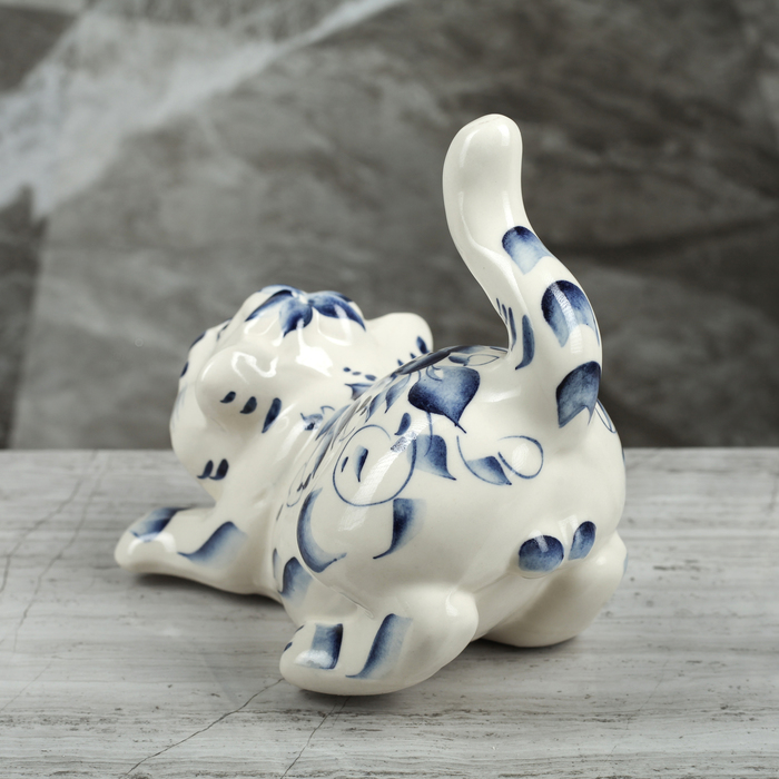 Копилка "Афоня" малый, гжель