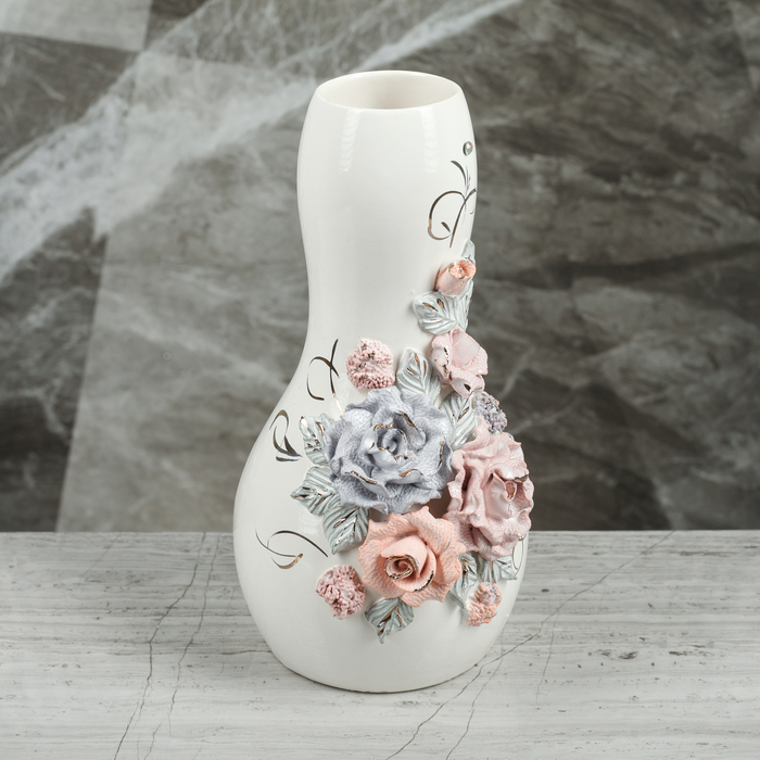 Ваза "Элита" средняя, лепка большая