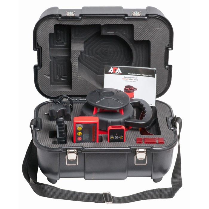 Нивелир лазерный ADA Rotary 500 H Servo, ротационный, 500 м, ± 0,15 мм/м, 360°, 5/8", ДУ