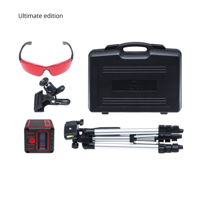 Нивелир лазерный ADA Cube 3D А00385 Ultimate Edition, 20/40 м, ±2 мм/10м, ±3°, 3 линии