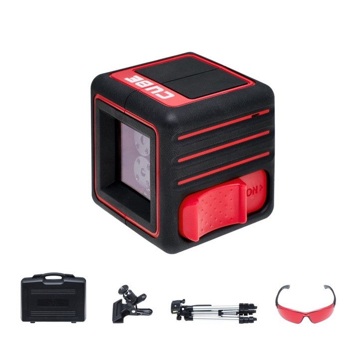 Нивелир лазерный ADA Cube А00344 Ultimate Edition, 20 м, ±2 мм/10 м, ±3°, 2 линии, 1/4"