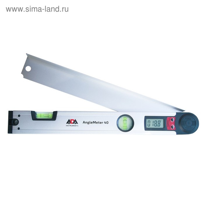 Угломер электронный ADA AngleMeter 40 А00495, 0-225°, ±0.3°, от -10 до +50°С, 1 батарея 3В