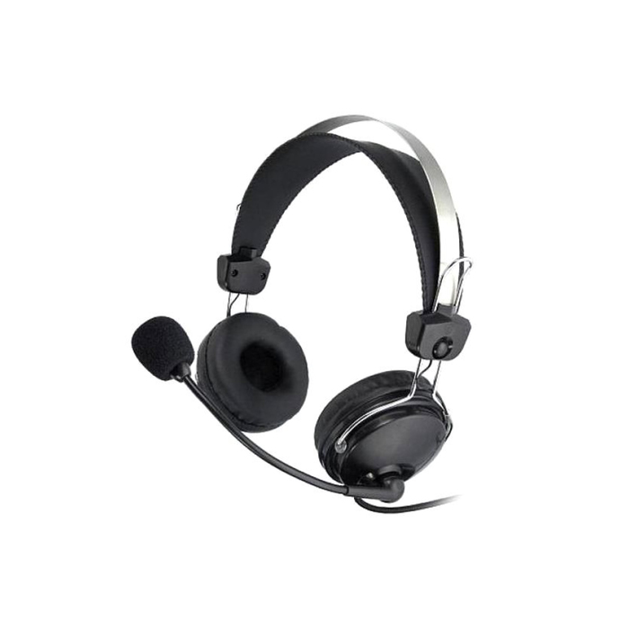 Гарнитура A4Tech HS-7P 2.5м накладные оголовье черный