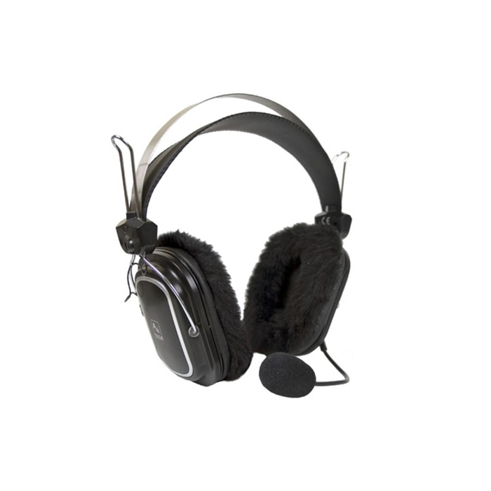 Гарнитура A4Tech HS-60 2.5м мониторы оголовье черный