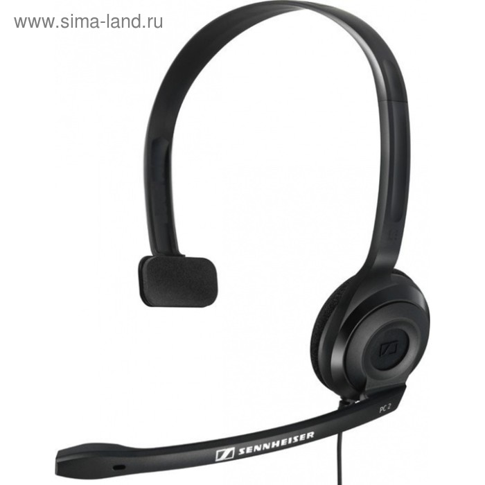 фото Наушники с микрофоном sennheiser pc 2 chat 2м накладные оголовье (504194) черный