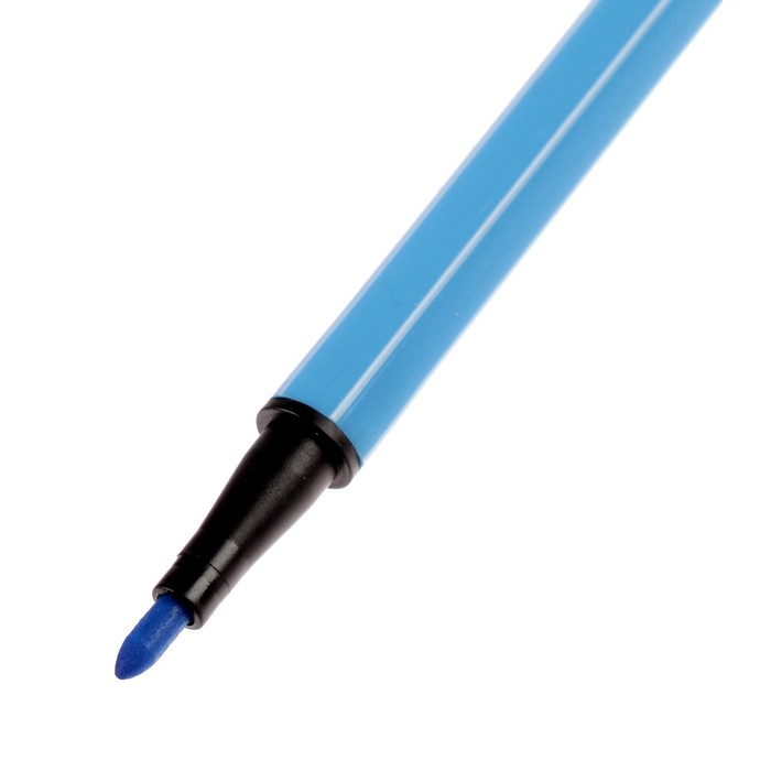 Фломастеры 24цв Полоски в тубусе Хрюша в кепке МИКС