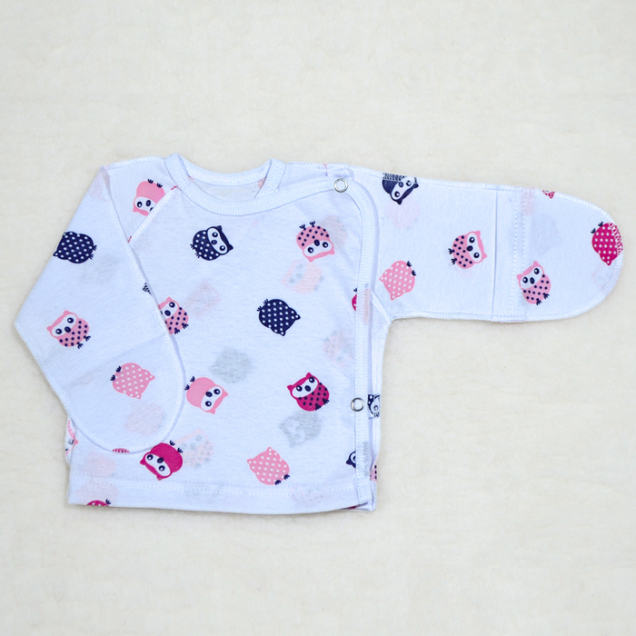 Распашонка детская, 02114-10, цвет микс, рост 56 см