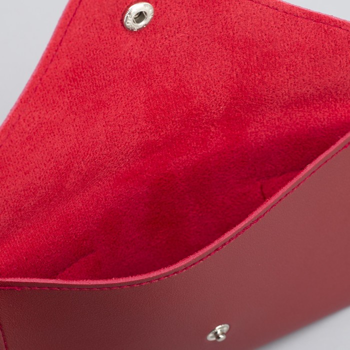 Сумка молодёжная, отдел на клапане, поясной ремень, длина 110 см, цвет красный