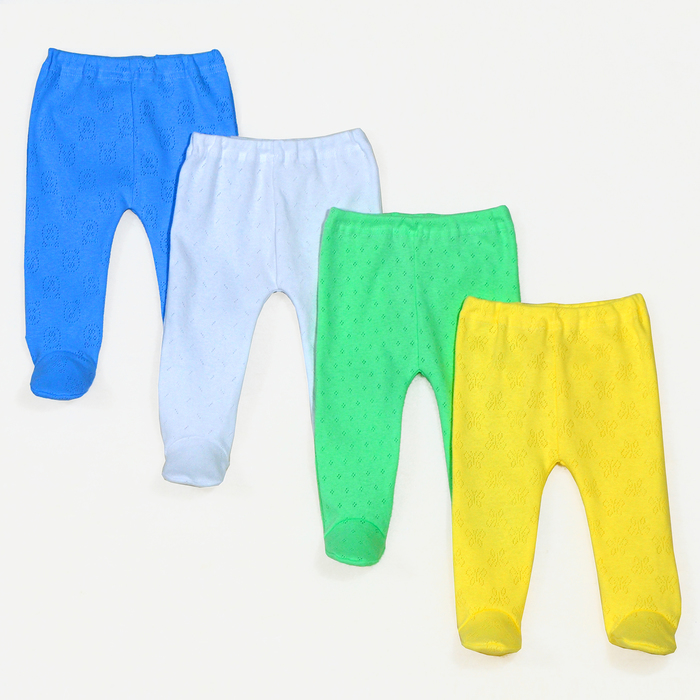 Ползунки на резинке, 03112-04, цвет микс, рост 80 см