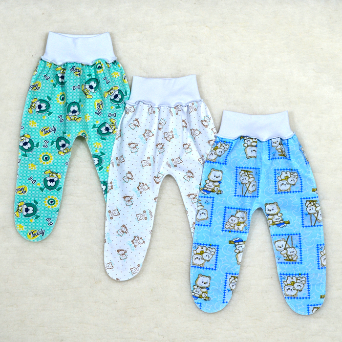 Ползунки детские, 03102-10, цвет микс, рост 62 см