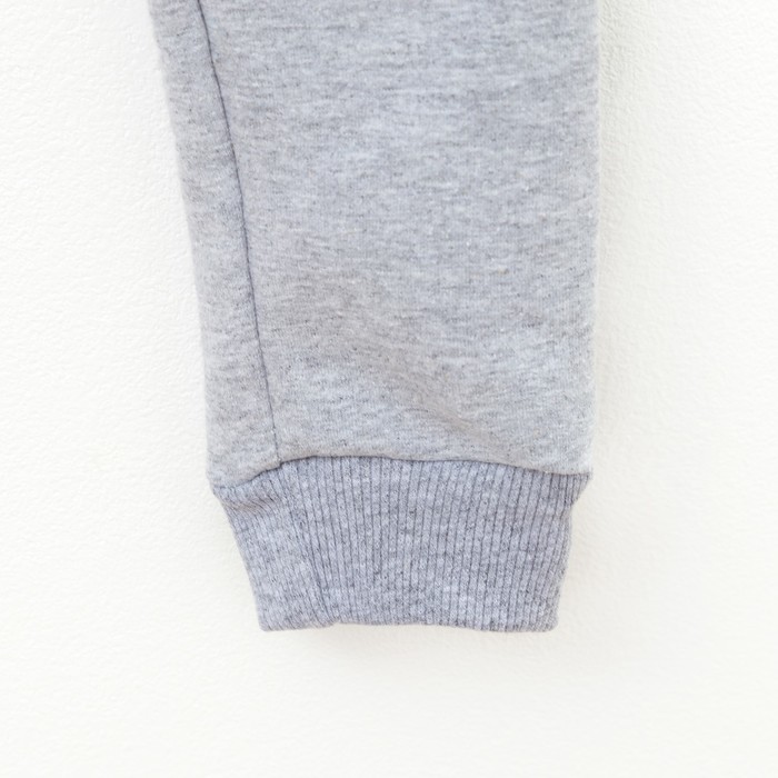 Спортивный костюм детский, рост 98 см, цвет серый/чёрный ОЕ-122ССЧ