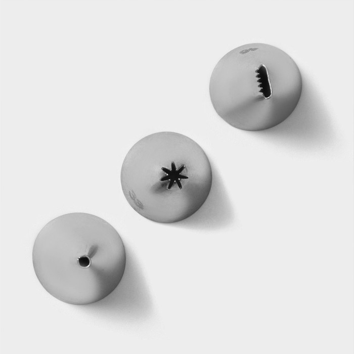 Набор кондитерский 26 предметов в кейсе: 23 насадки d=3,7/2 см, 2 адаптера, мешок 30х15 см