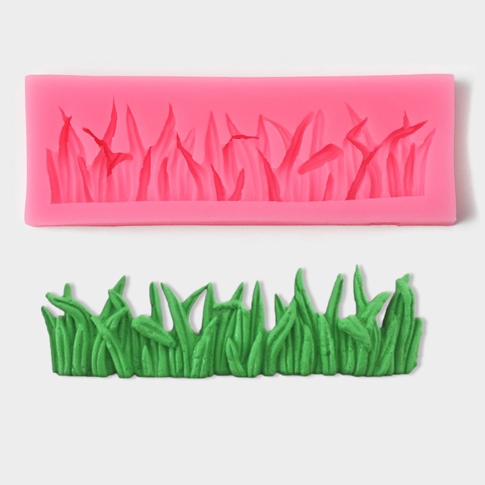 Молд 12х4х1,5 см "Травка"