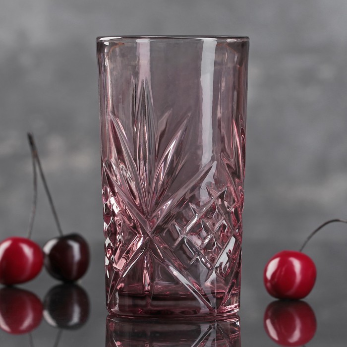 Стакан 350 мл "Кардинал", цвет розовый