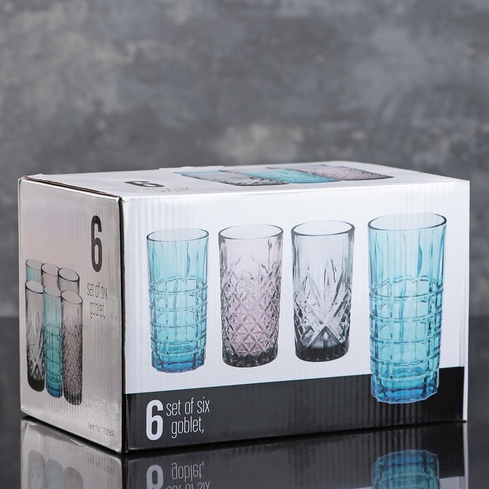 Стакан 350 мл "Пинотаж", цвет розовый